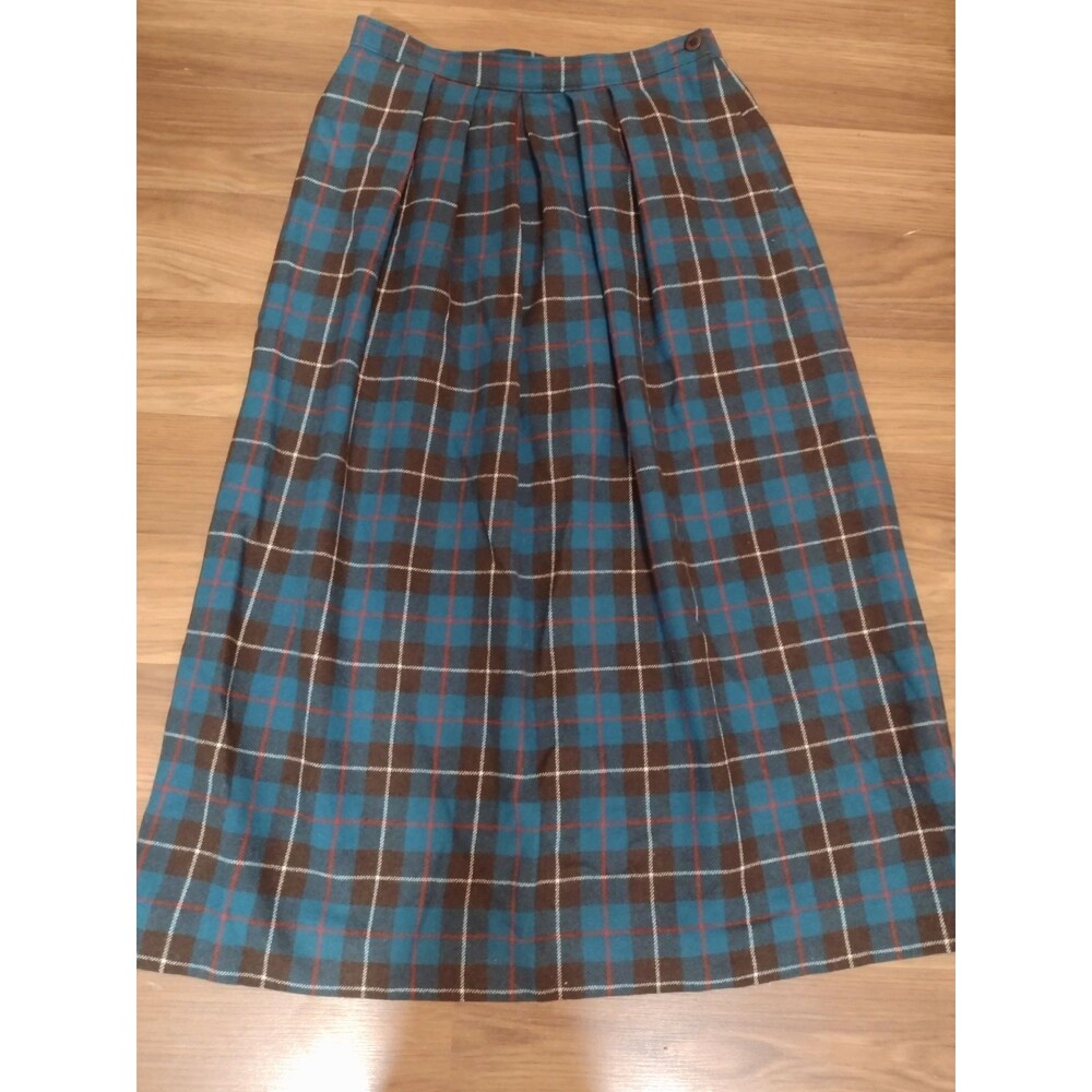 Vintage Pendleton Skirt Authentic Mac Kinnon Hunting Tartan Wool Size 10 USA - Picture 9 of 16
